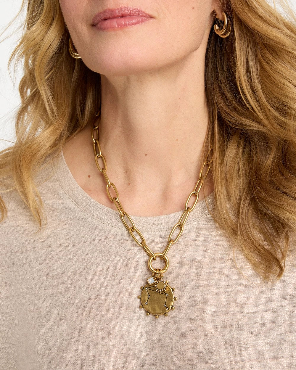 Chico's Libra Zodiac Charm Pendant