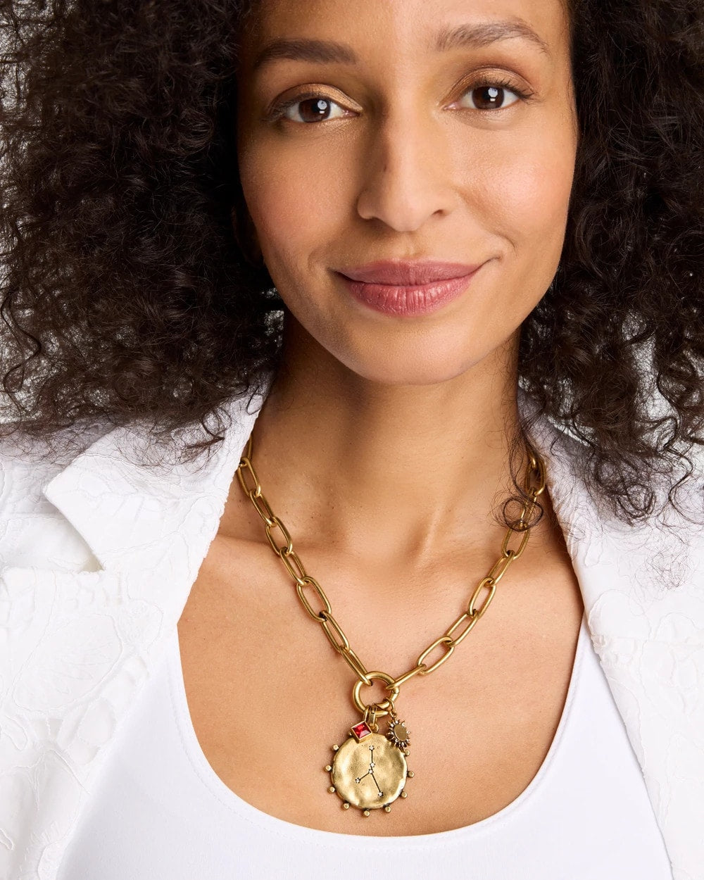 Chico's Cancer Zodiac Charm Pendant
