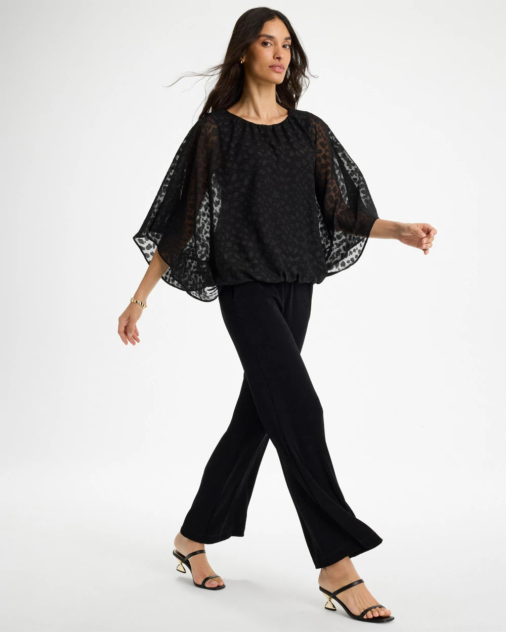 Chico's Travelers™ Bubble Hem Top