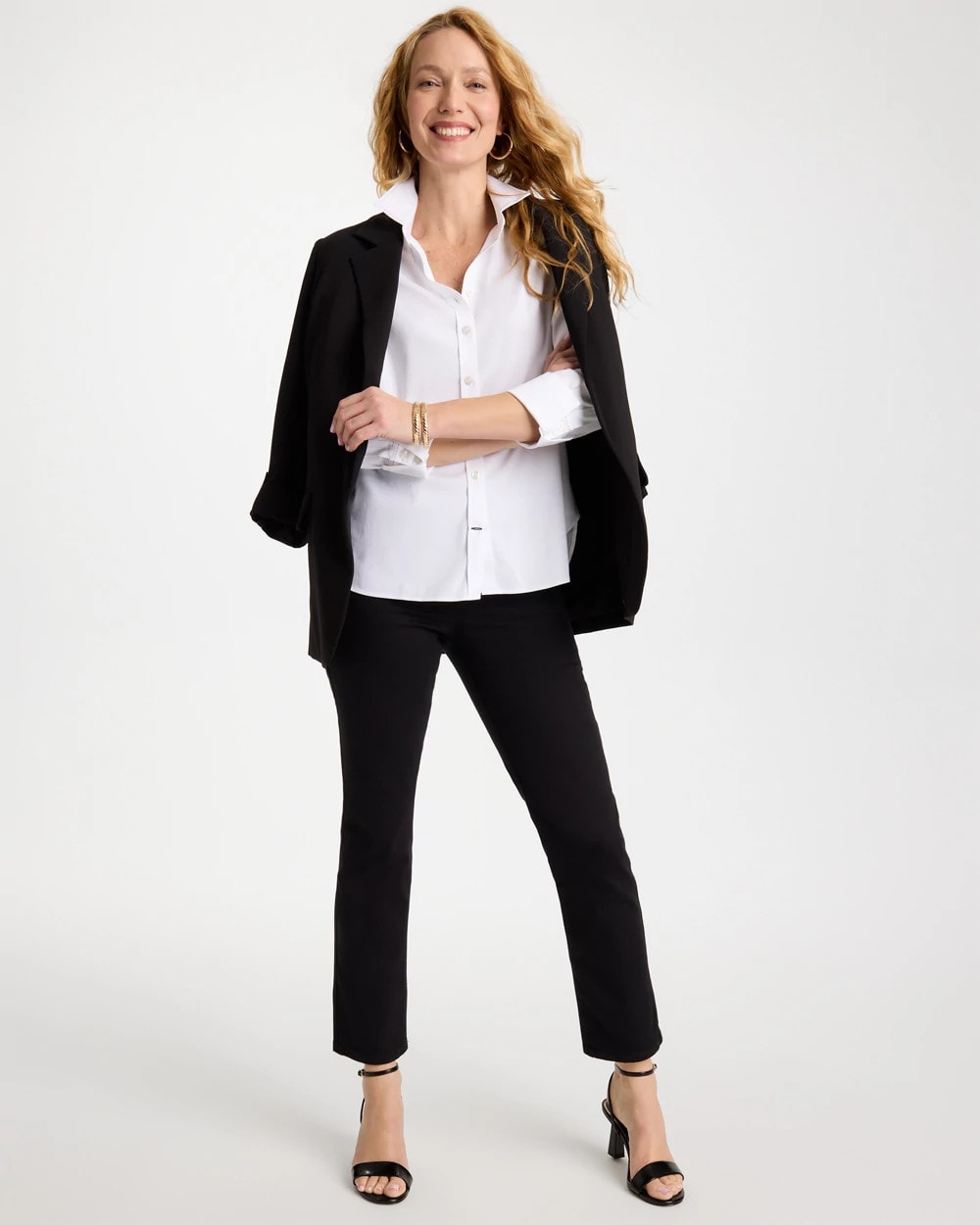Chico's Pull-On Straight Jeans