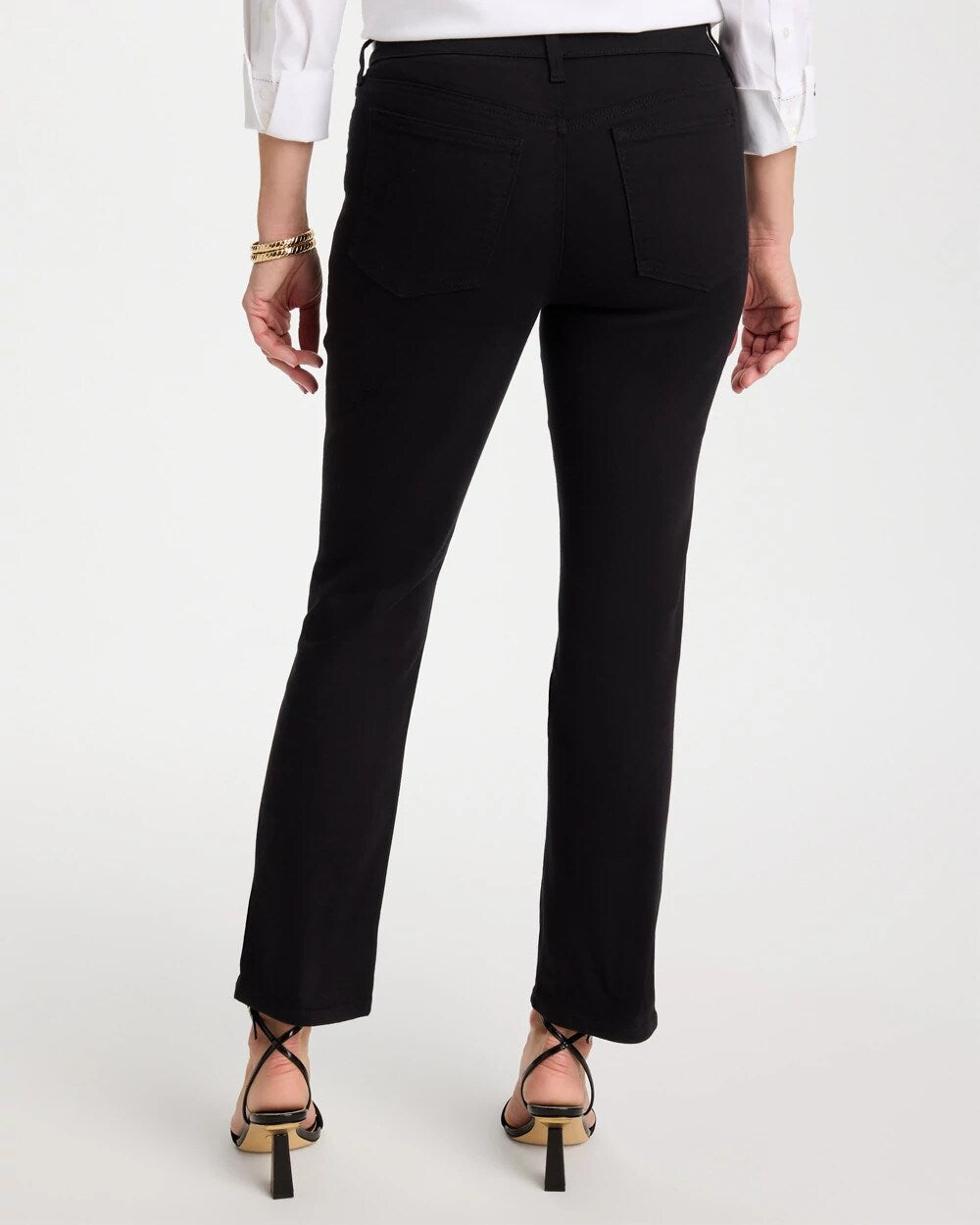 Chico's Pull-On Straight Jeans