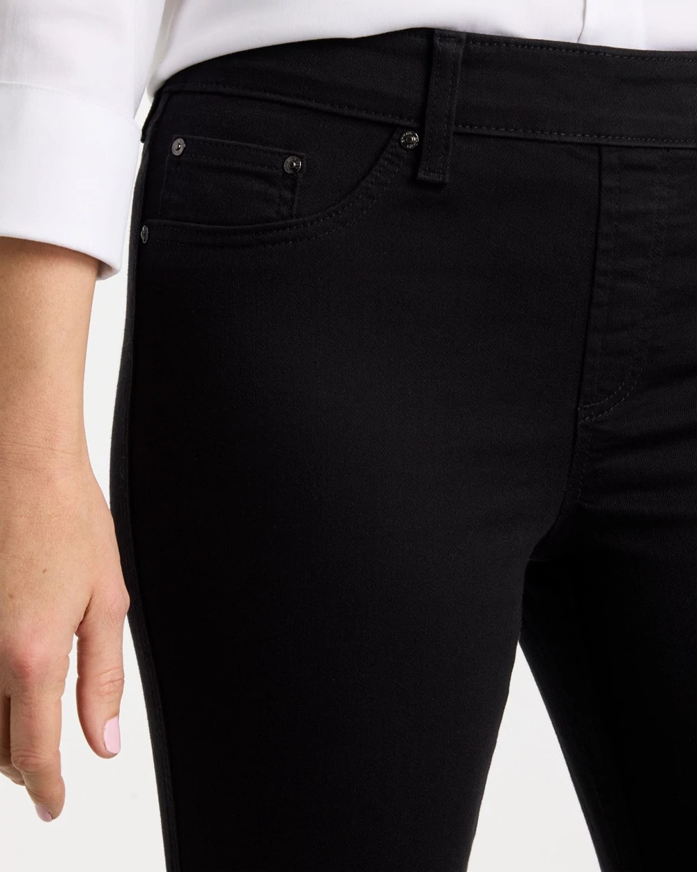 Chico's Pull-On Straight Jeans
