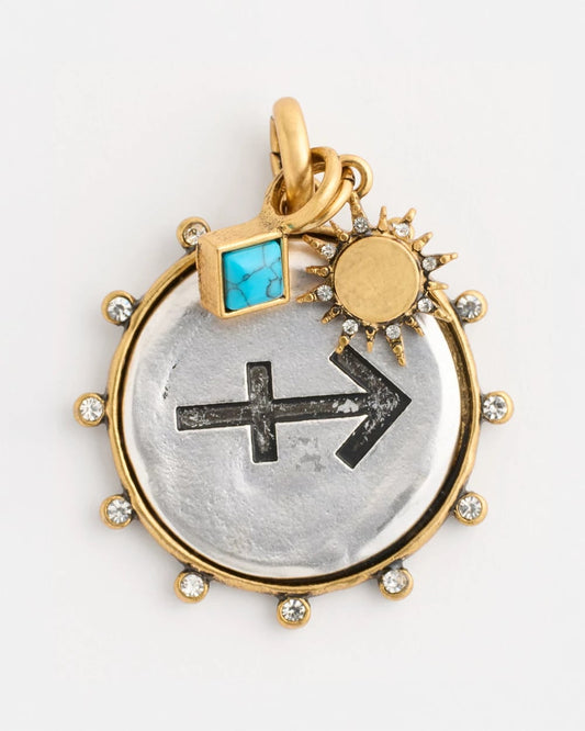 Chico's Sagittarius Zodiac Charm Pendant