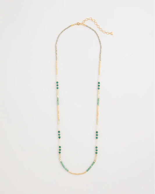 Chico's Beaded Long Necklace