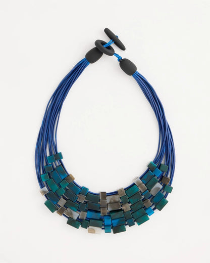 Chico's Chico's Originals Resin Square Corded Necklace