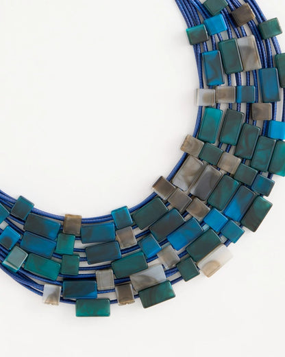 Chico's Chico's Originals Resin Square Corded Necklace