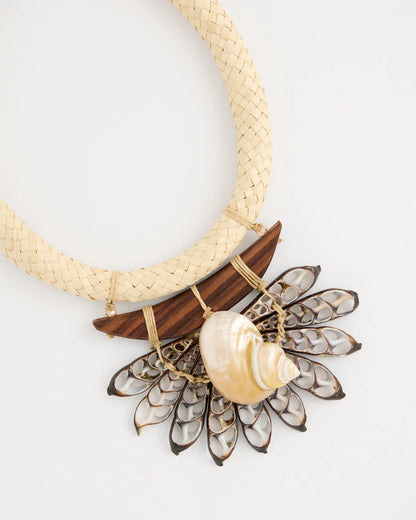 Chico's Chico's x Romi Marina Pendant Bib Necklace