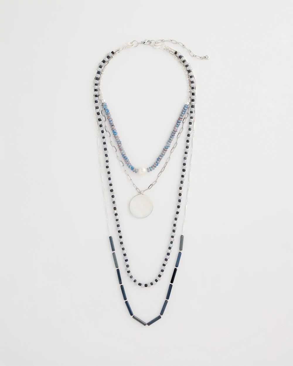 Chico's Siren Pendant Layered Necklace