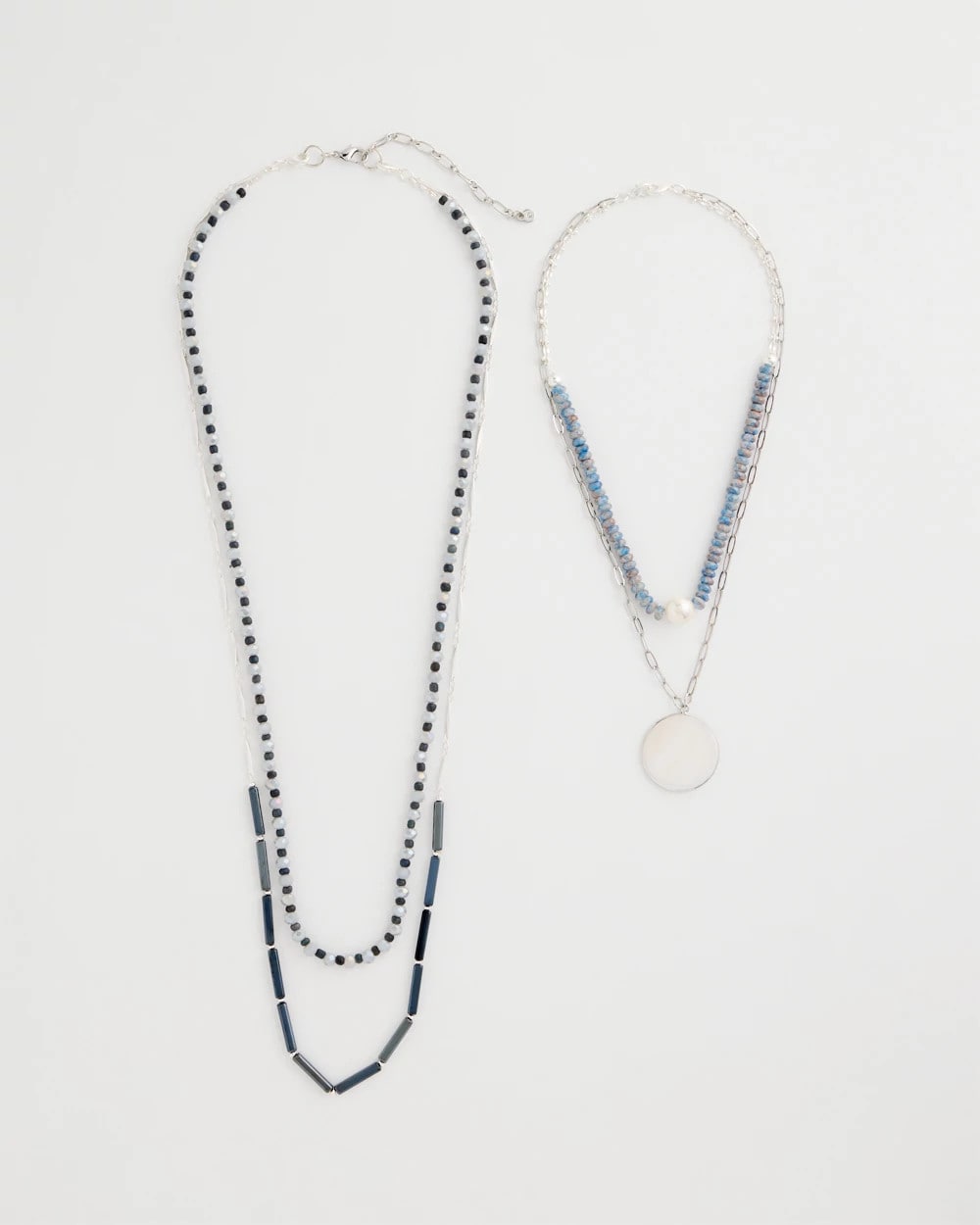 Chico's Siren Pendant Layered Necklace