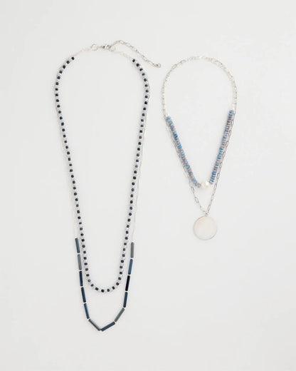 Chico's Siren Pendant Layered Necklace
