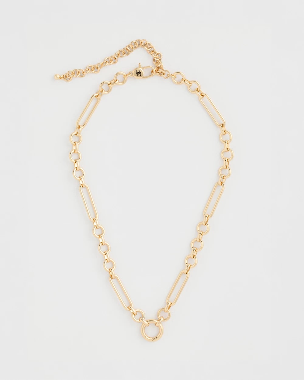 Chico's Shiny Goldtone Novelty Charm Necklace