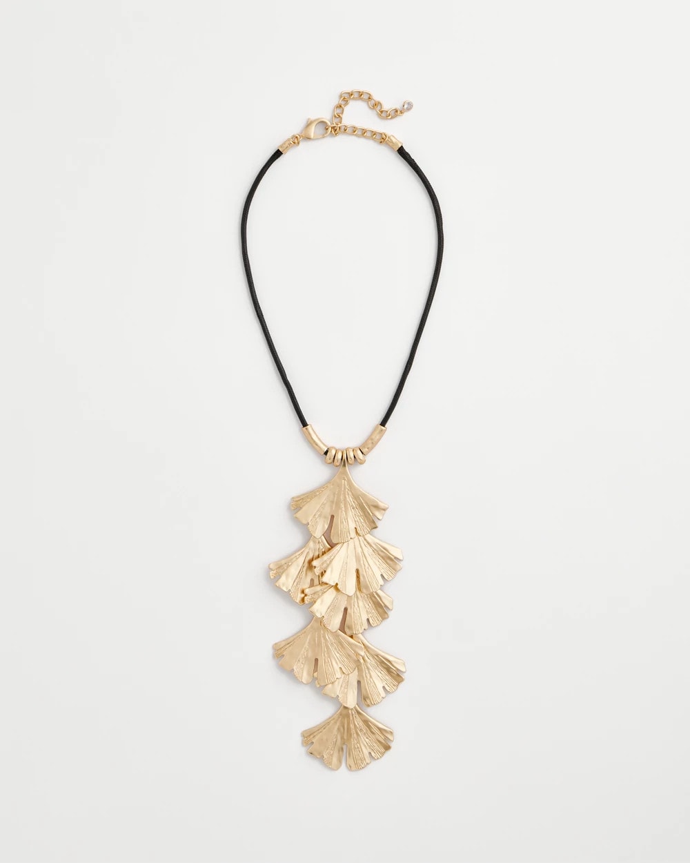 Chico's Chico's Originals Gold Ginkgo Pendant Necklace