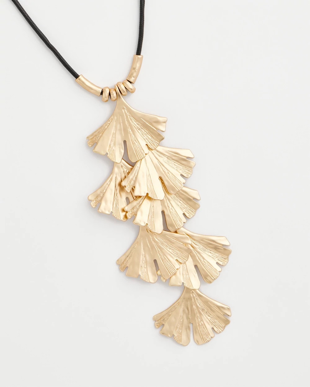 Chico's Chico's Originals Gold Ginkgo Pendant Necklace