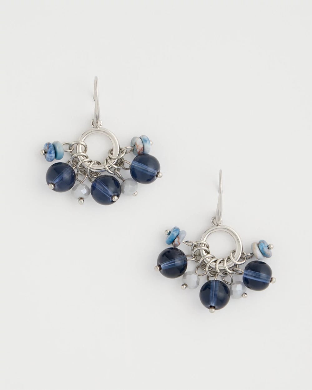 Chico's Sodalite Siren Cluster Earrings