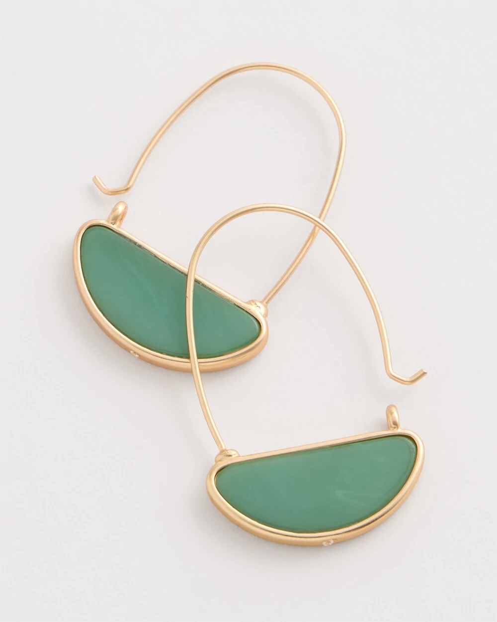 Chico's Resin Threader Drop Earrings
