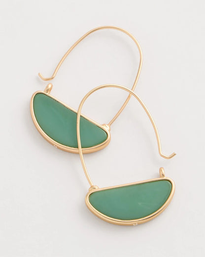 Chico's Resin Threader Drop Earrings