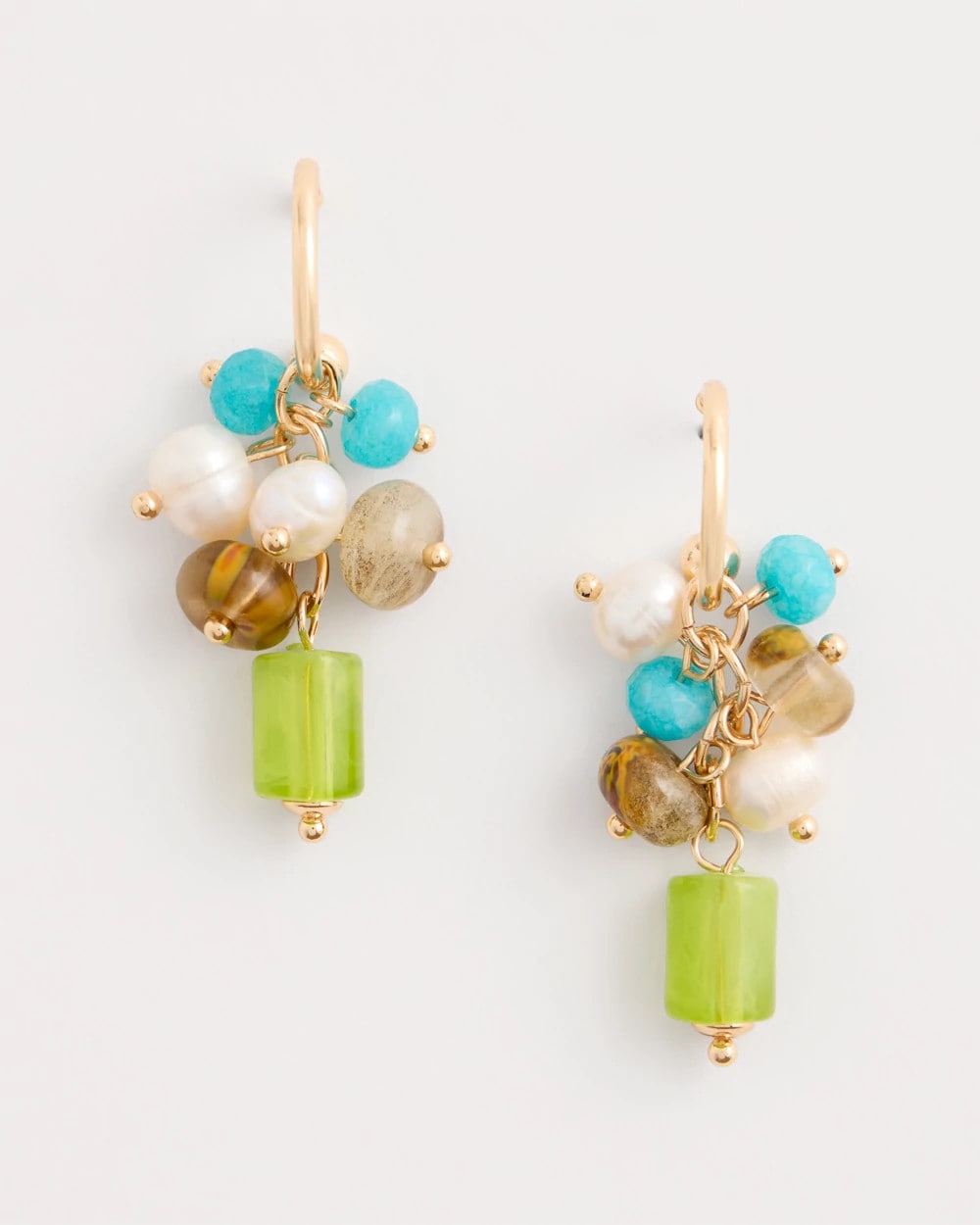 Chico's Multi-Colored Cluster Earrings