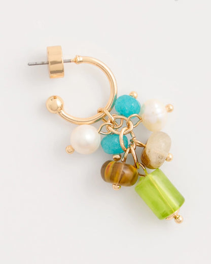 Chico's Multi-Colored Cluster Earrings