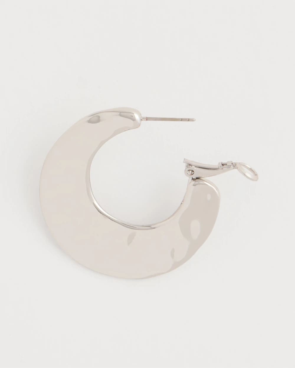 Chico's Hammered Hoop Earrings