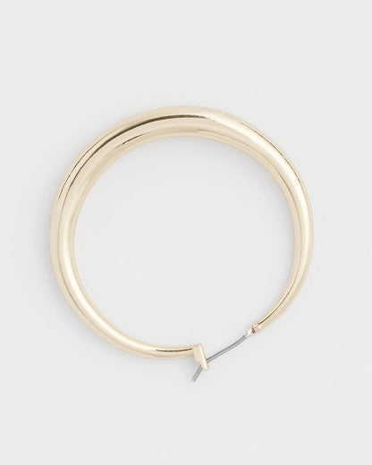 Chico's Cassie Gold-Tone Hoop Earrings