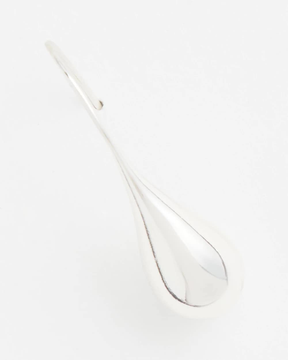 Chico's No Droop™ Silver Tone Teardrop Threader Earrings