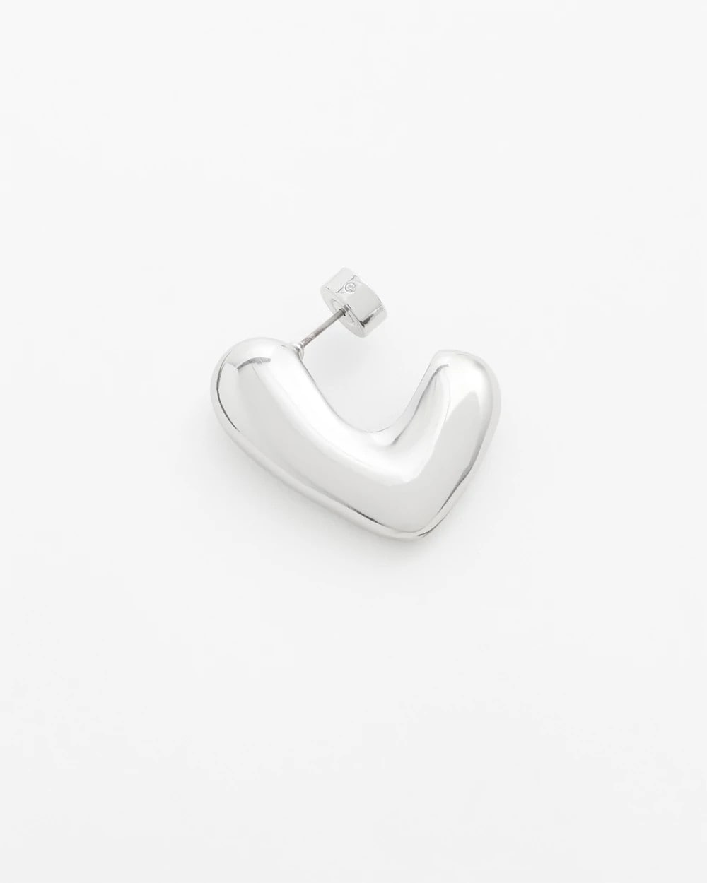 Chico's No Droop® Silver Tone Mini Hoops