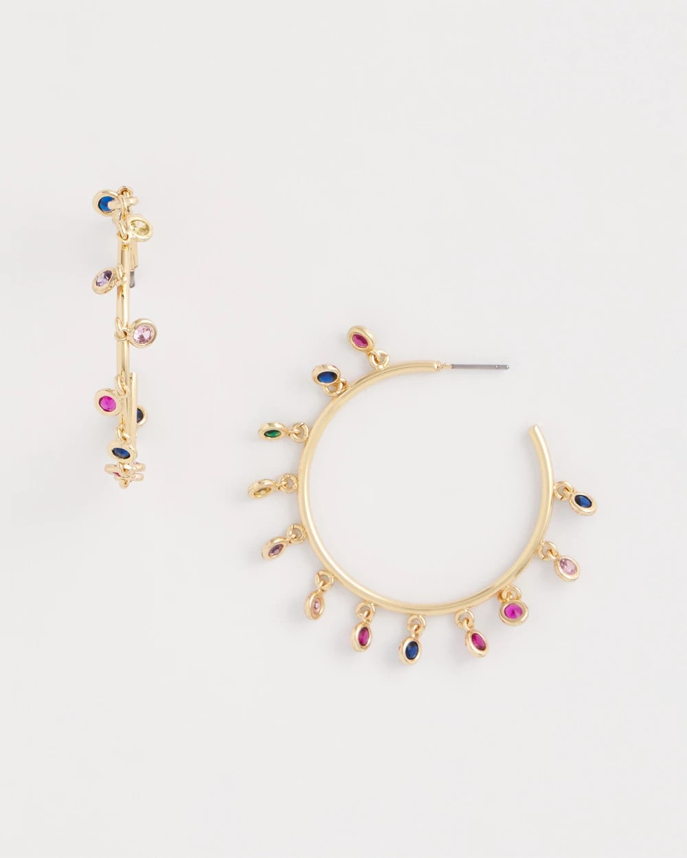 Chico's Multi-Color Hoop Earrings