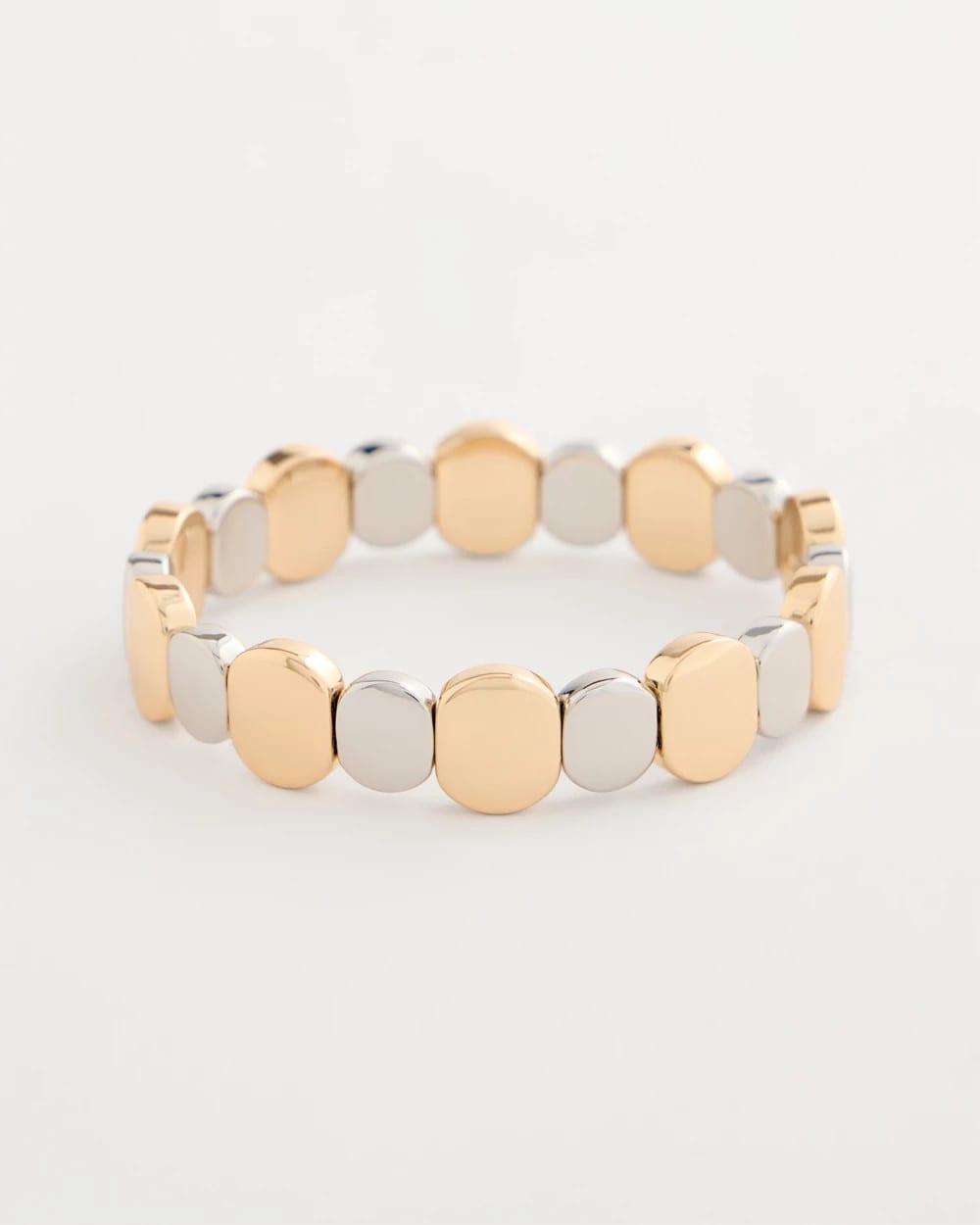 Chico's Mixed Metals Glam Stretch Bracelet