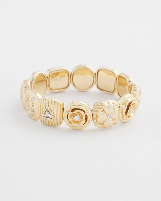 Chico's Stretch Lucky Charm Bracelet