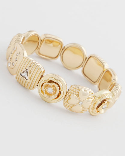 Chico's Stretch Lucky Charm Bracelet