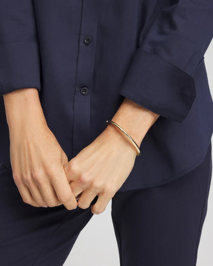 Chico's Gold Hinge Bangle