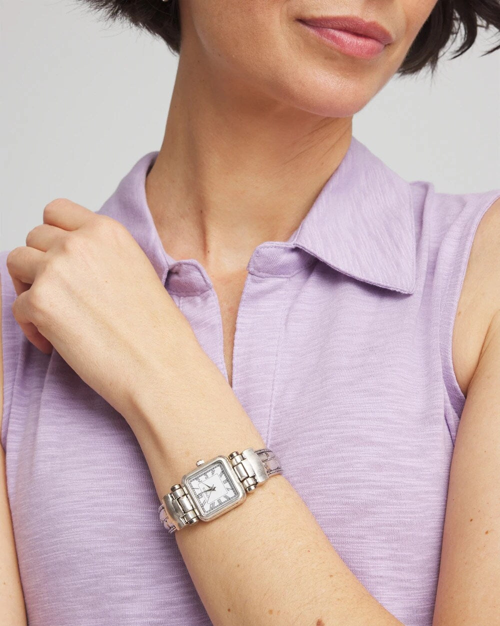 Chico's Chico's Originals Vintage Silver Cuff Watch