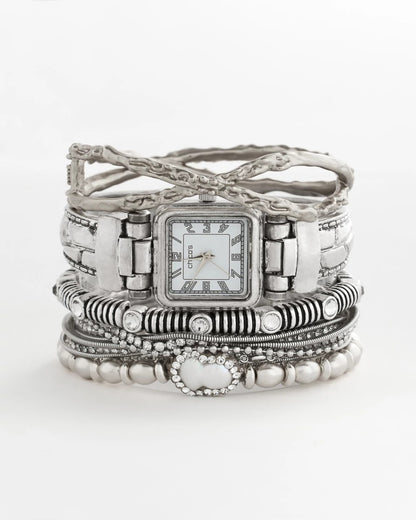 Chico's Chico's Originals Vintage Silver Cuff Watch
