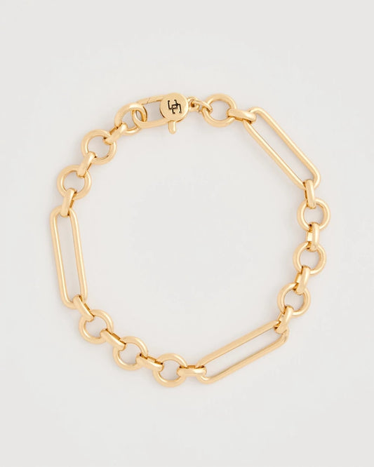 Chico's Shiny Goldtone Novelty Charm Bracelet