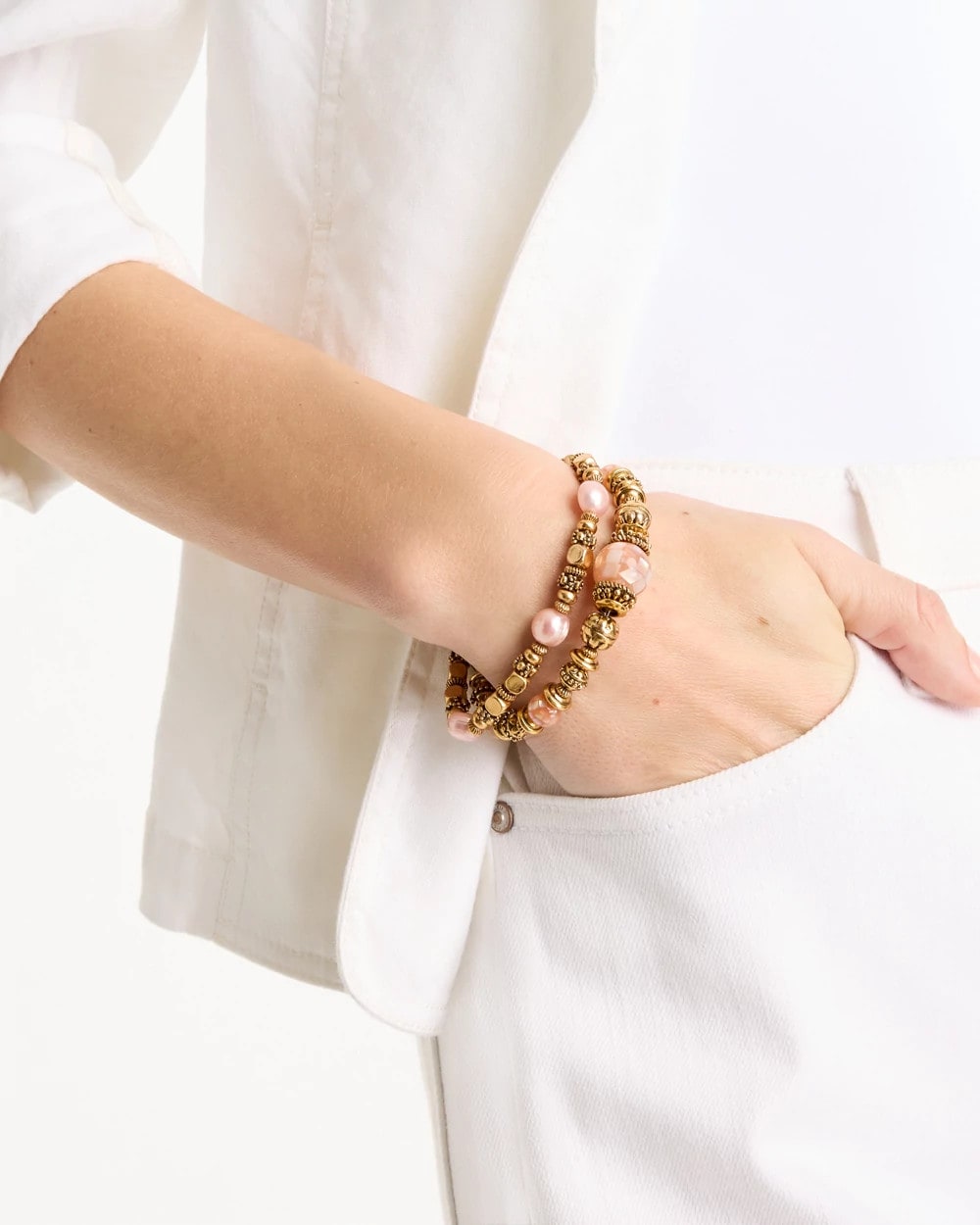 Chico's Stretch Bracelet Set of Two