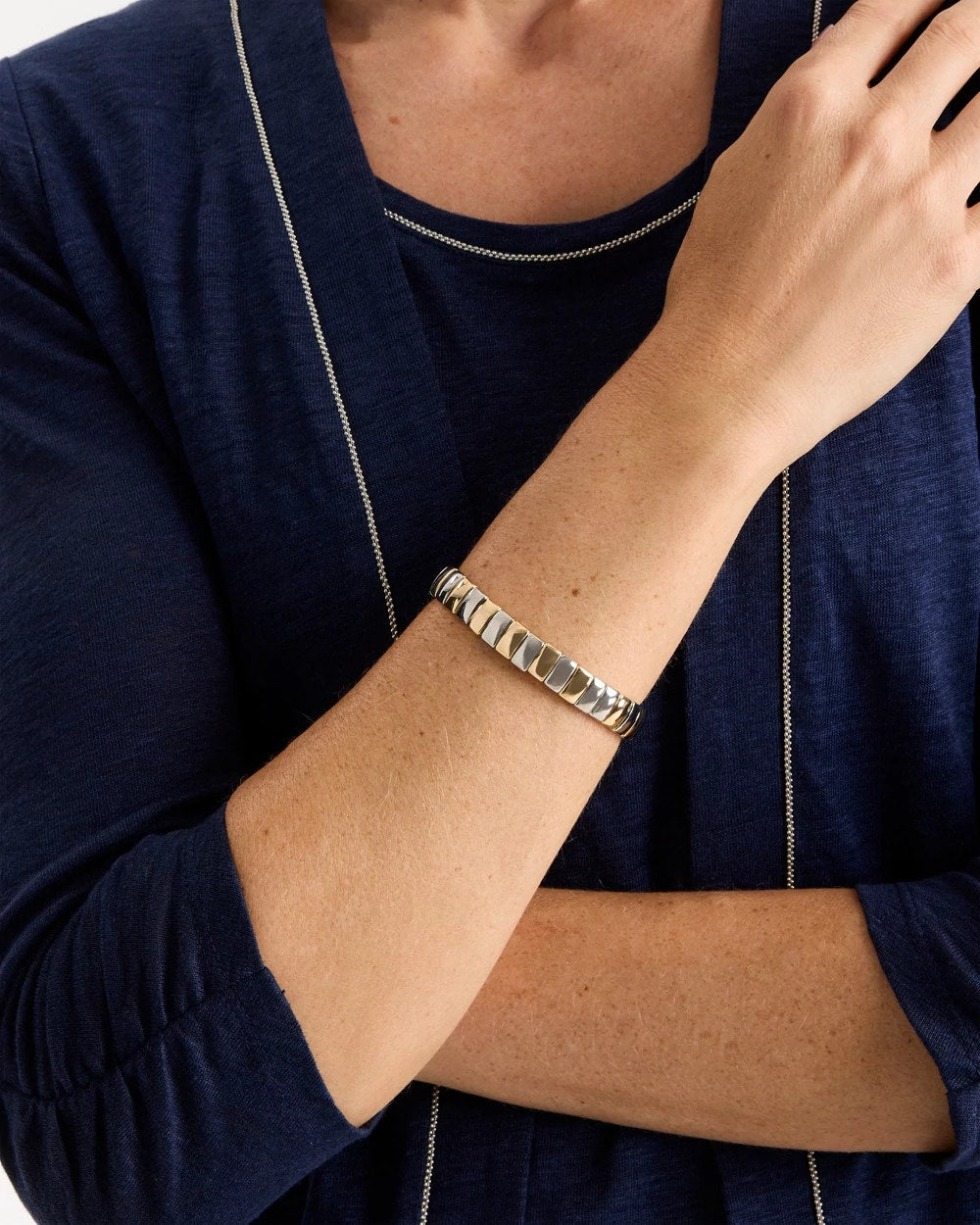 Chico's Mixed Metal Watch Band