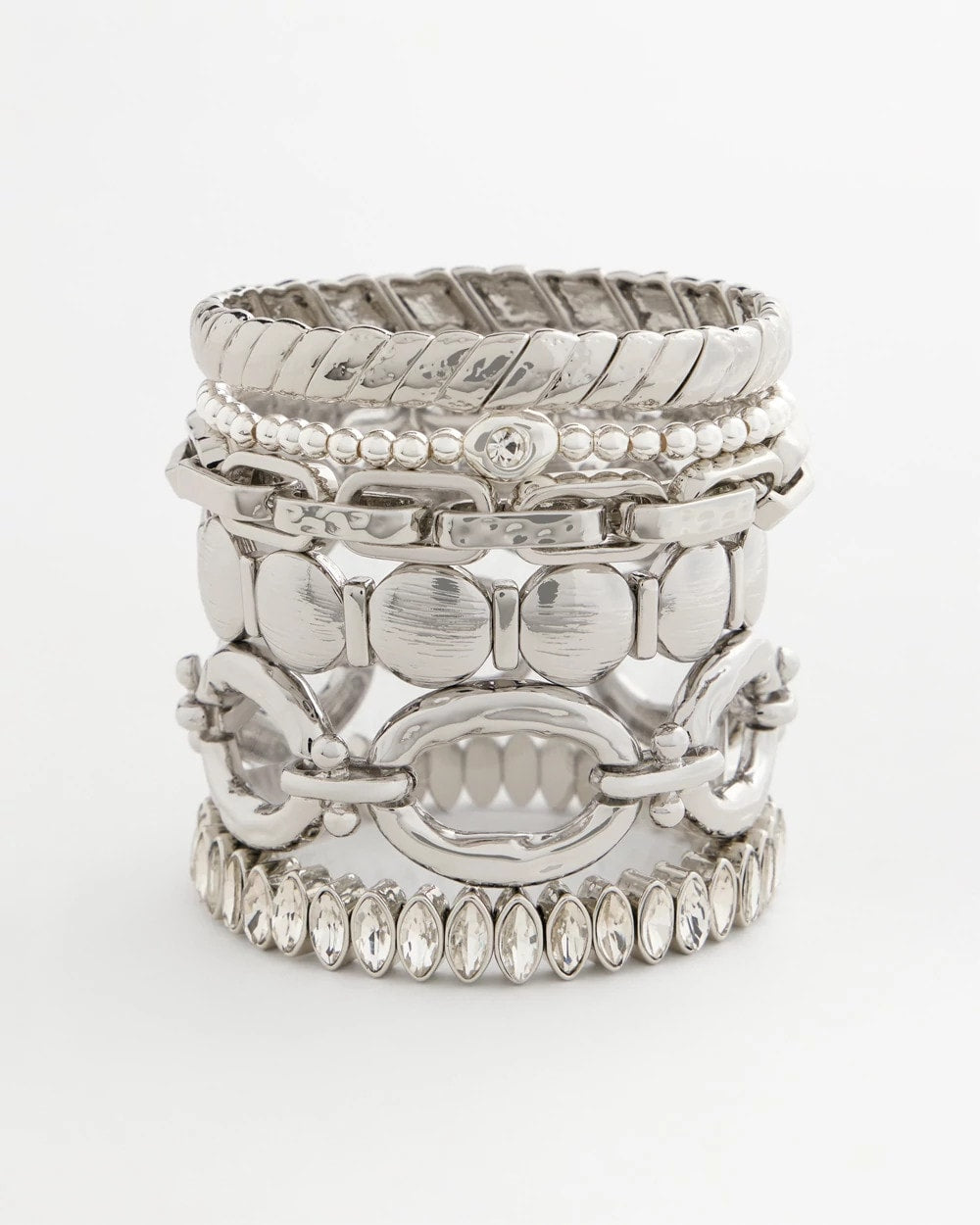 Chico's Marquise Silver Stretch