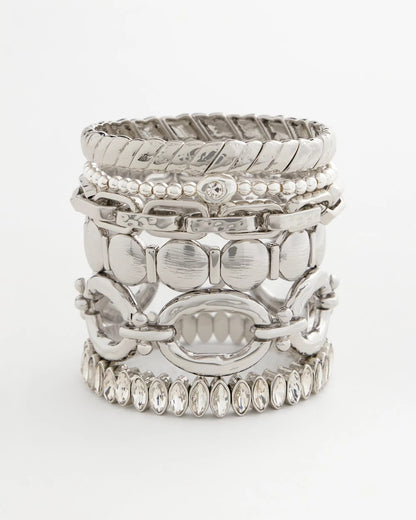 Chico's Marquise Silver Stretch