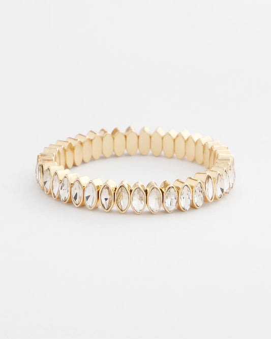 Chico's Marquise Gold Stretch