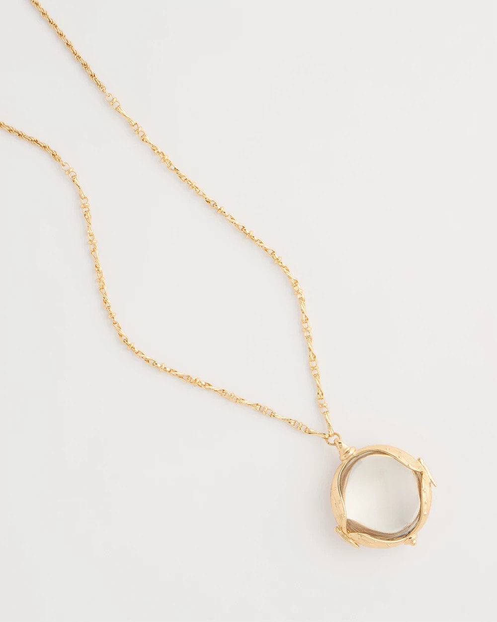 Chico's Butterfly Wing Monocle Necklace