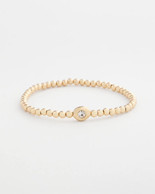 Chico's Mini Bead Stretch Hero Bracelet