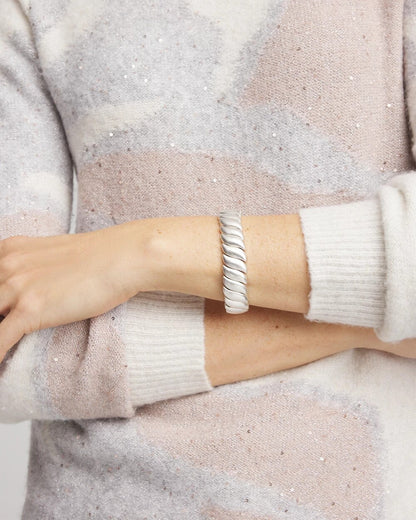 Chico's Matte Twist Stretch Bracelet