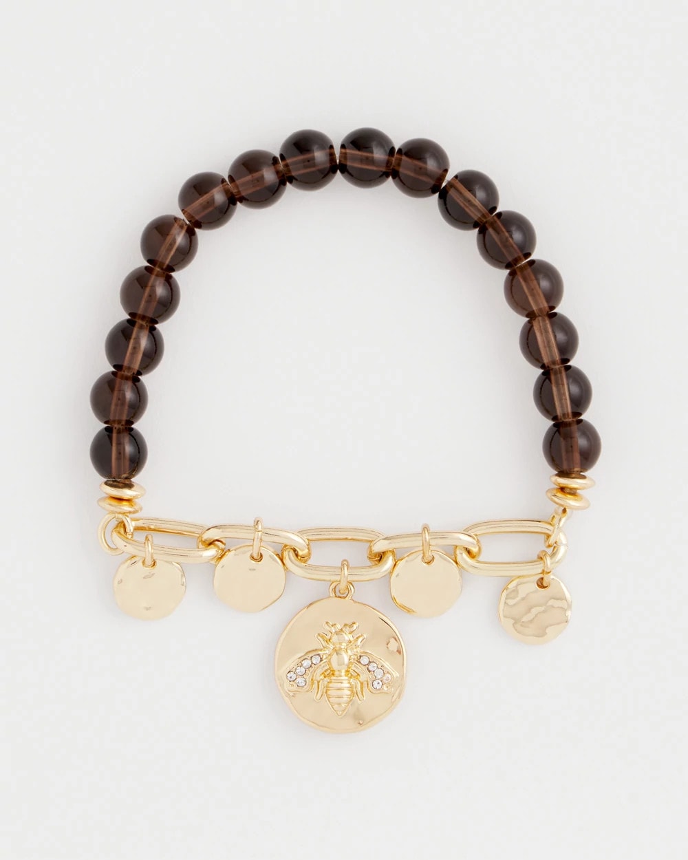Chico's Neutral Link Charm Bracelet