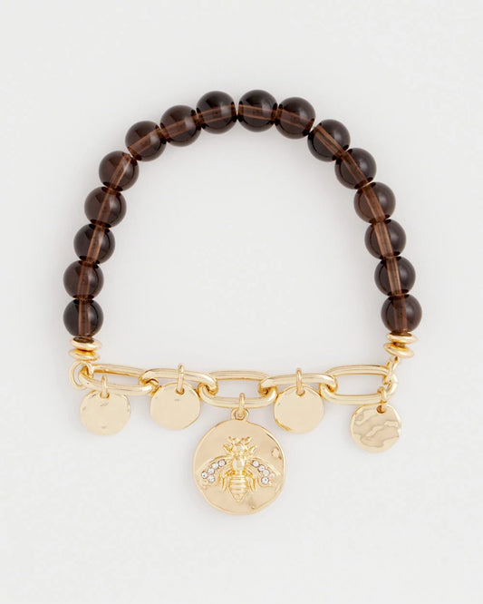 Chico's Neutral Link Charm Bracelet