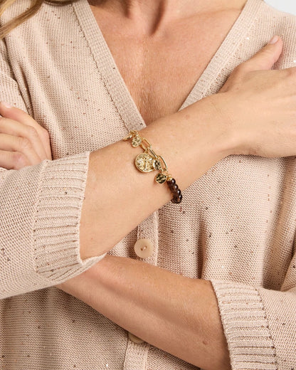 Chico's Neutral Link Charm Bracelet