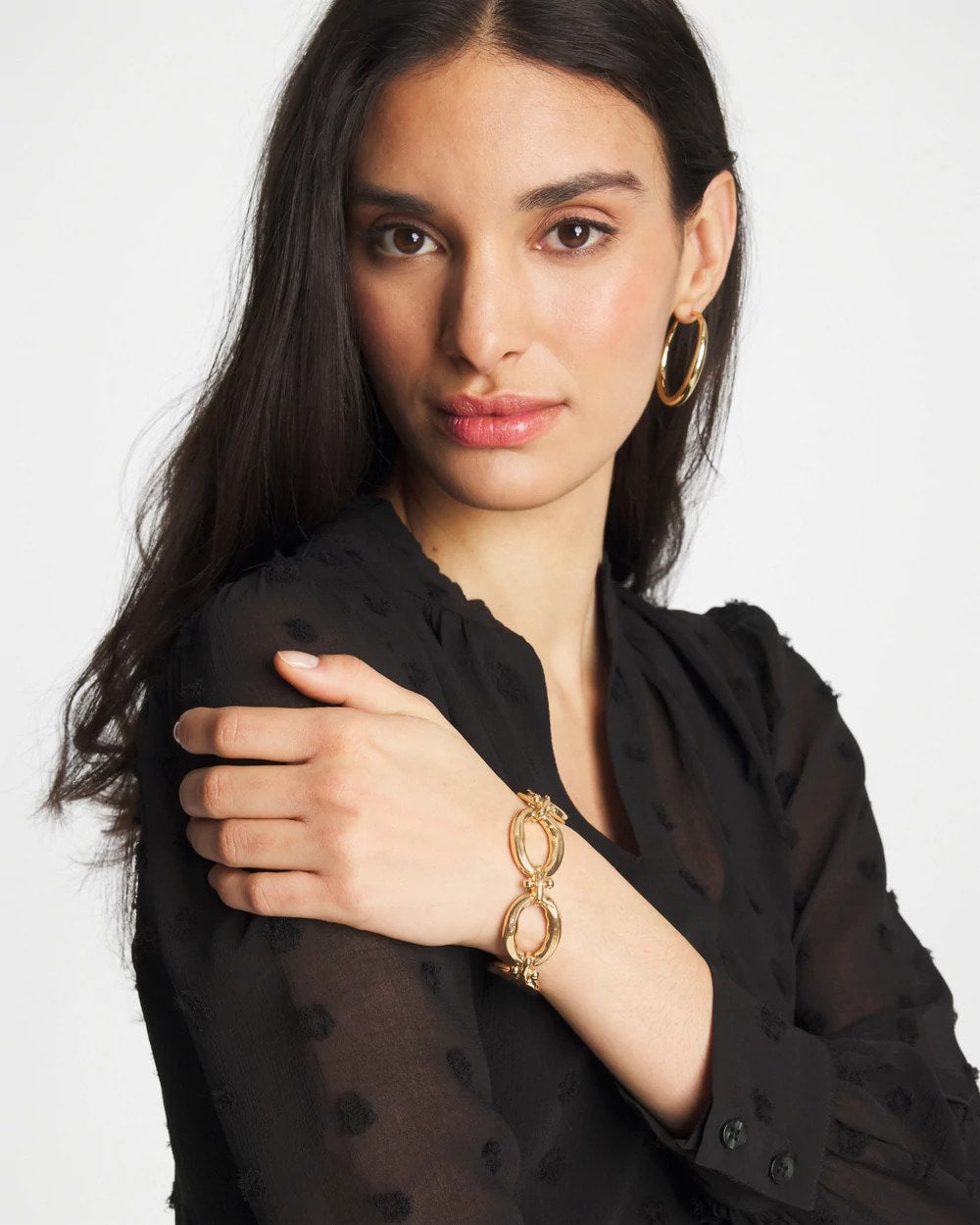 Chico's Open Link Toggle Bracelet