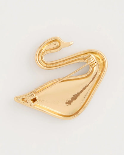 Chico's Sparkling Swan Brooch