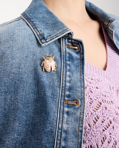 Chico's Lady Bug Brooch