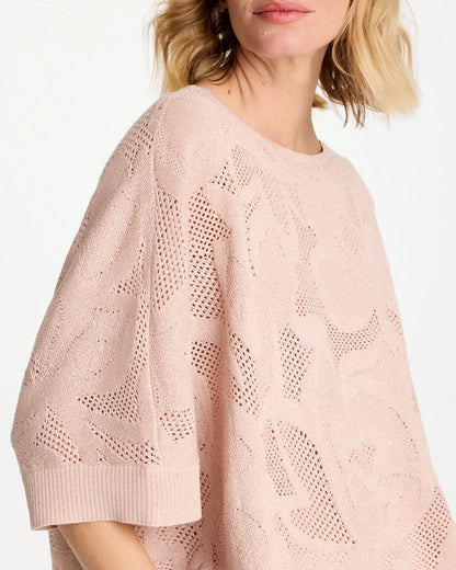 Chico's Boatneck Rounded Hem Poncho