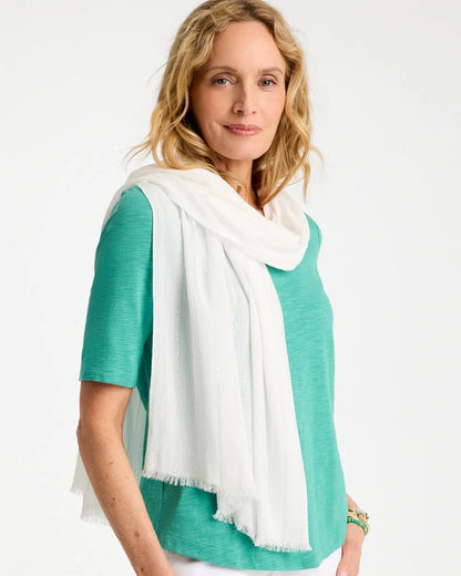 Chico's Lurex Oblong Scarf